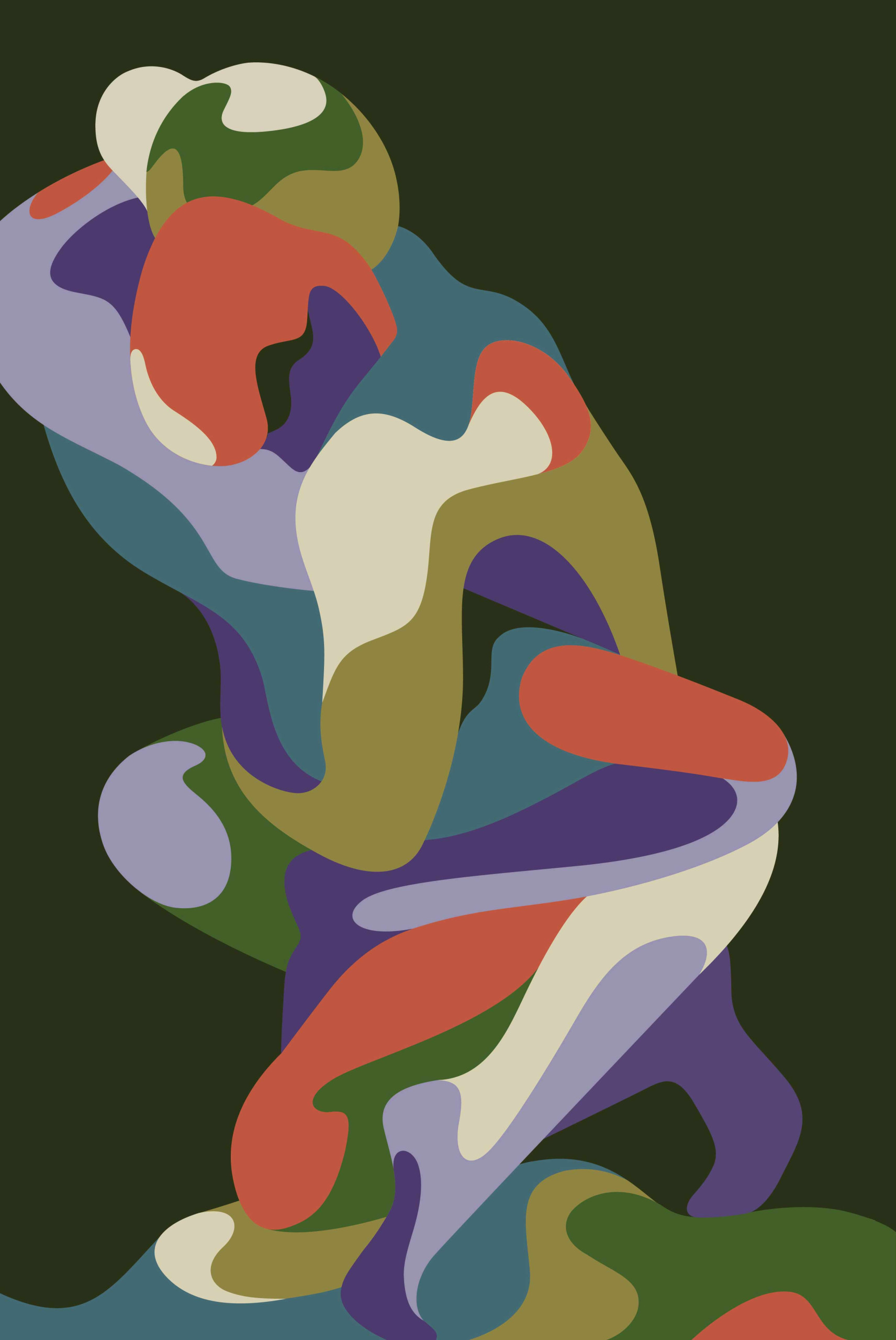 illustration of a couple embracing 